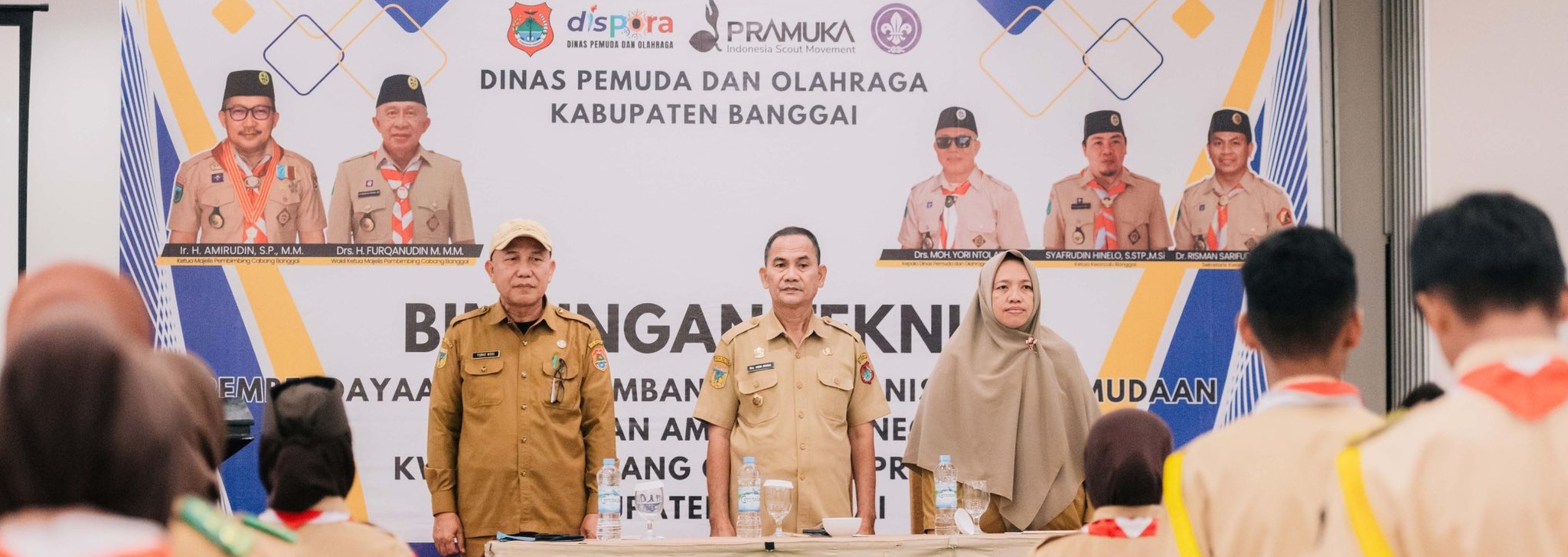 TINGKATKAN KAPASITAS ANGGOTA PRAMUKA PENEGAK, DISPORA BANGGAI GELAR BIMTEK PENGELOLAAN DEWAN AMBALAN