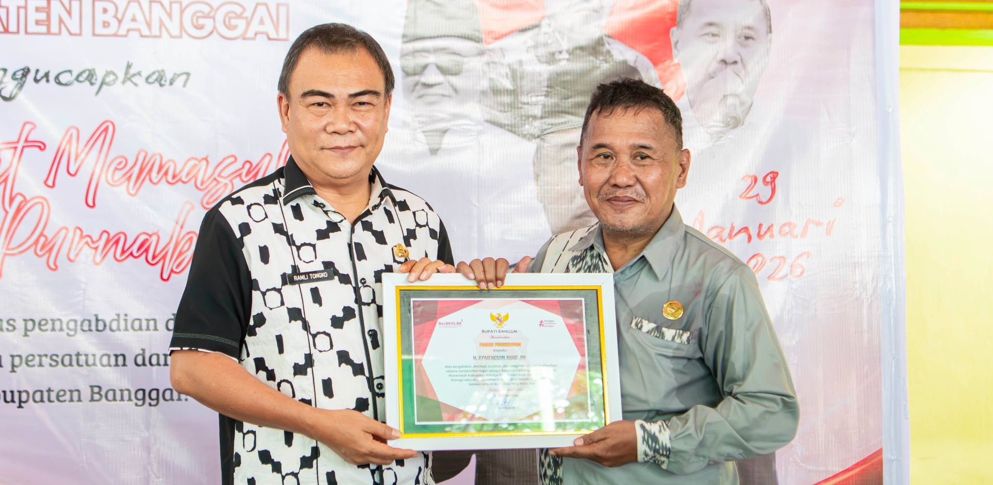 34 TAHUN BERDINAS DI PEMDA BANGGAI H. SYAIFUDDIN MUID PURNATUGAS