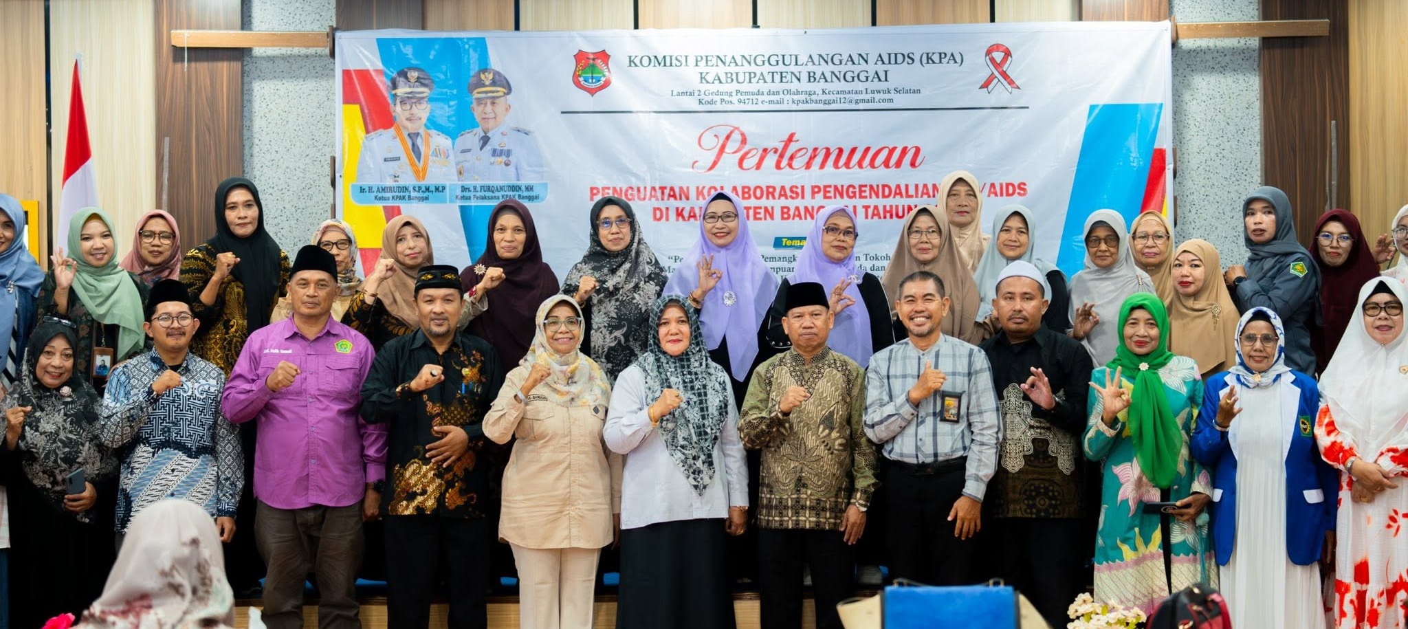 Tekan Penyebaran HIV / AIDS di Banggai, KPAK Selenggarakan Penguatan Kolaborasi Lintas Sektor