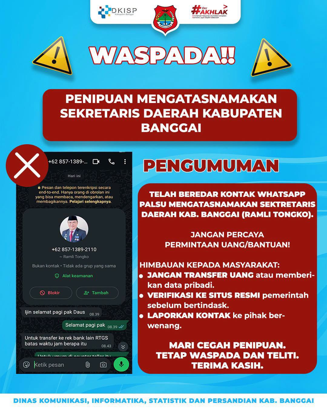 WASPADA PENIPUAN!